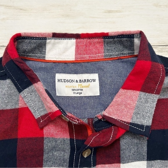 New Hudson & Barrow Mountain Flannel | Size XL - Picture 3 of 3